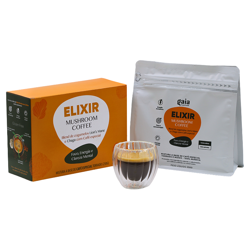 Pacote 250g - Elixir Mushroom Coffee