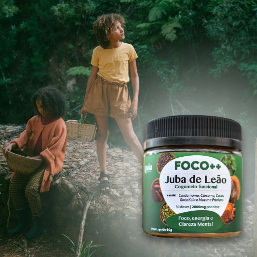 Foco++ Cogumelo funcional Juba de leão