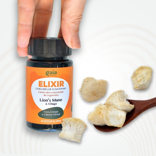 Cápsulas Cogumelo Juba de Leão ultra concentrado  - ELIXIR