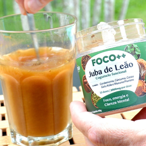 Foco++ Cogumelo funcional Juba de leão
