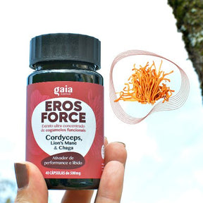 Cápsulas de Cogumelo Cordyceps ultra concentrado - EROS FORCE