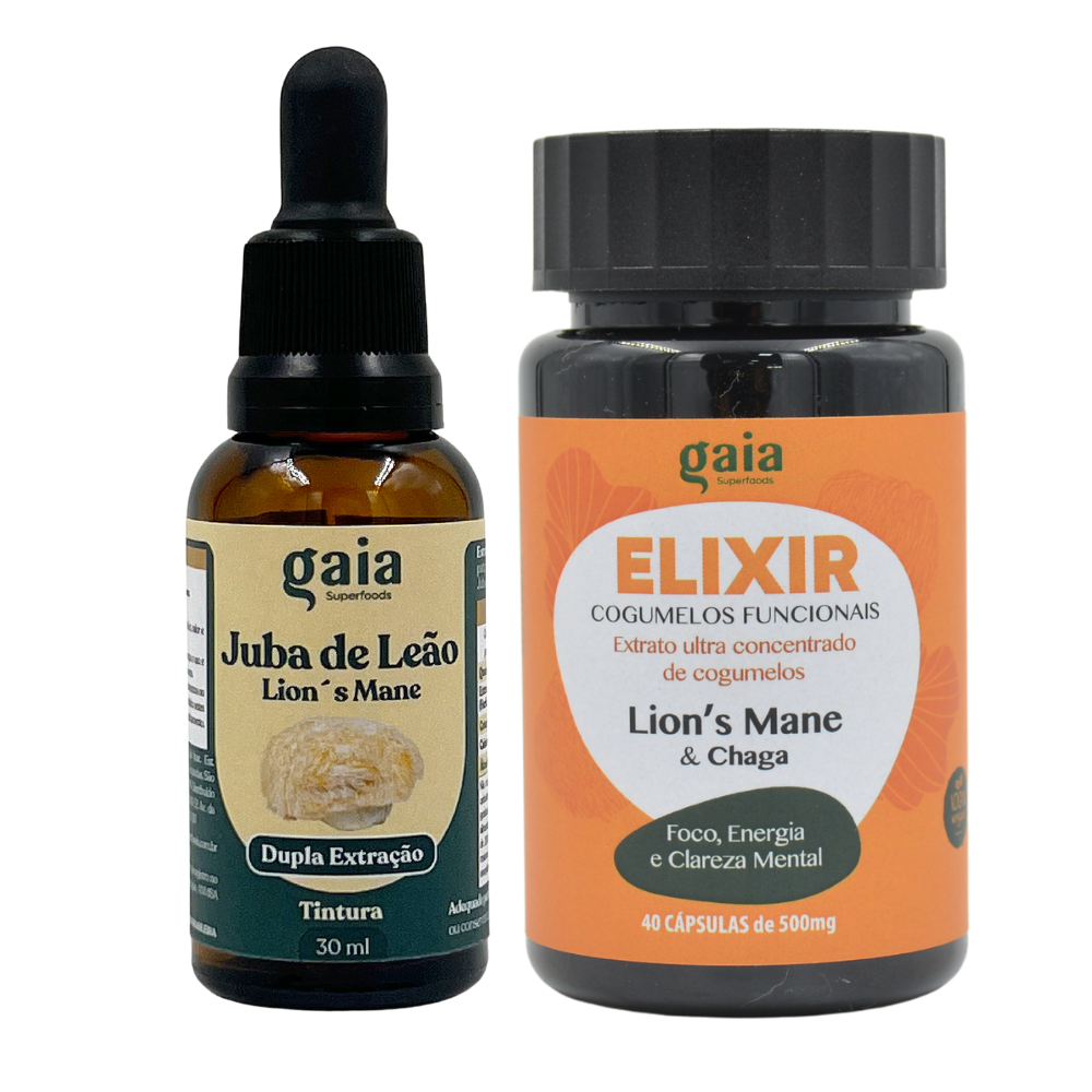 Kit Juba de Leão | Extrato Líquido + Extrato em cápsulas