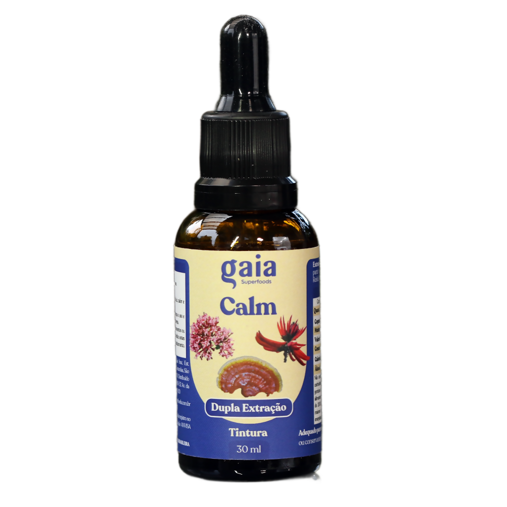 Calm | Extratos de Reishi, Mulungu e Valeriana